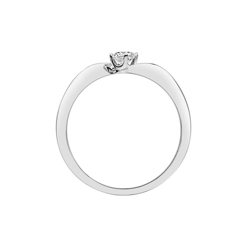 Prsteň s diamantom Love Rhytm
