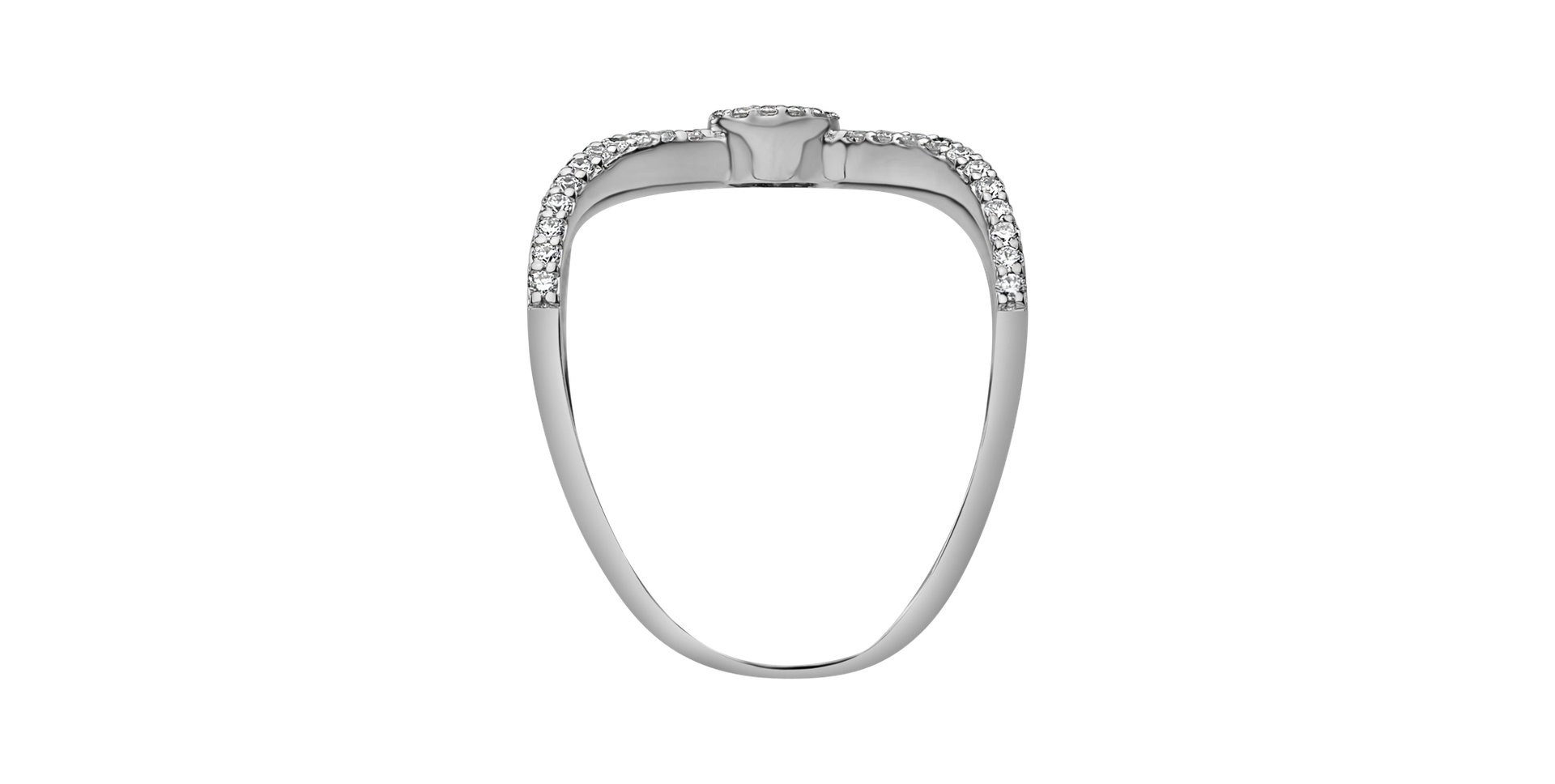 Prsteň s diamantmi Lustrous Charm