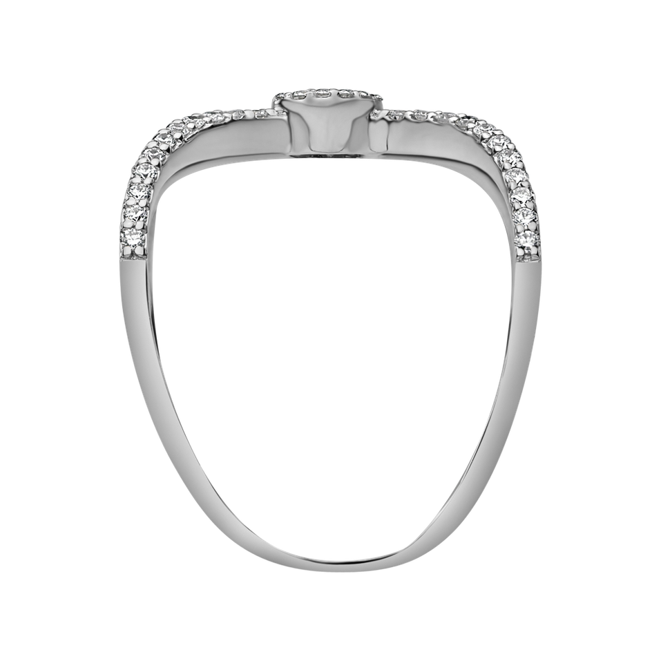Prsteň s diamantmi Lustrous Charm