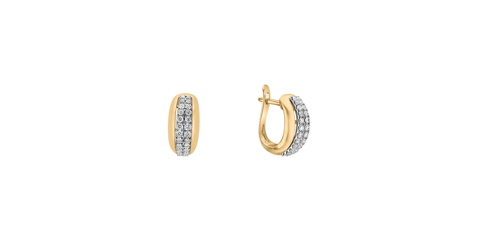 Náušnice s diamantmi Sunshine Tears