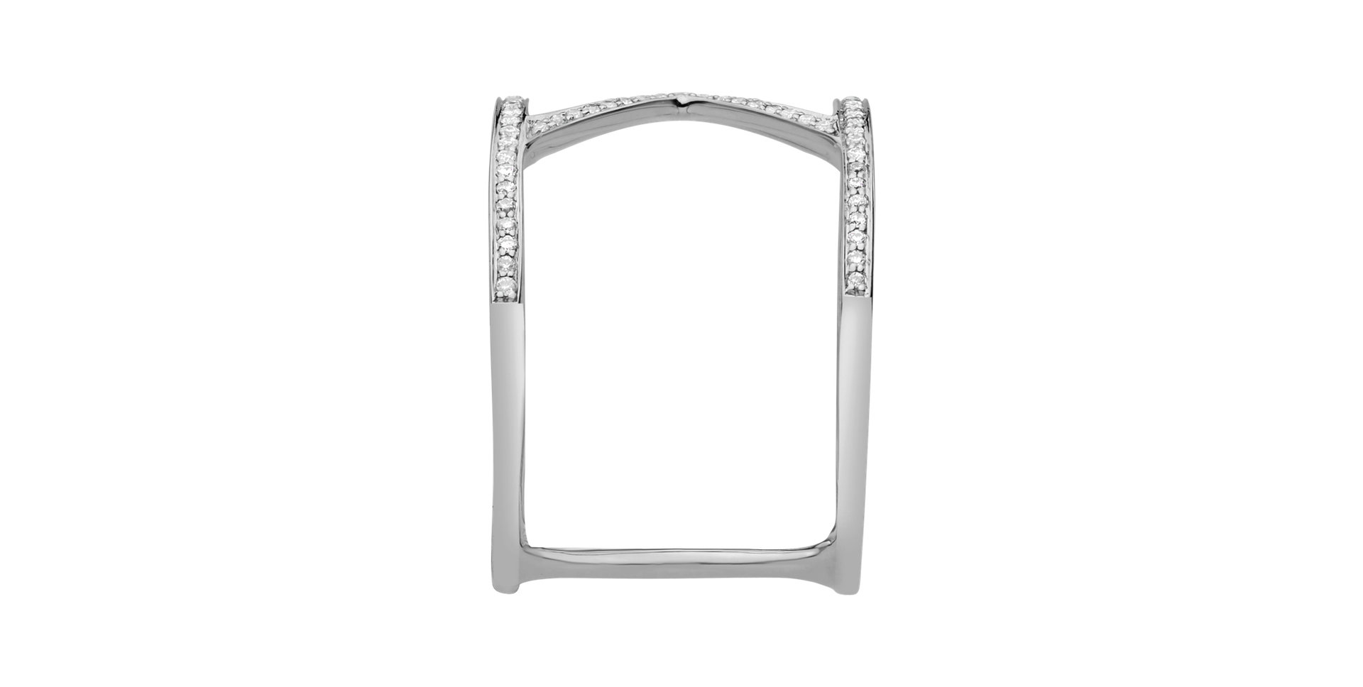 Prsteň s diamantmi Silent Hymn