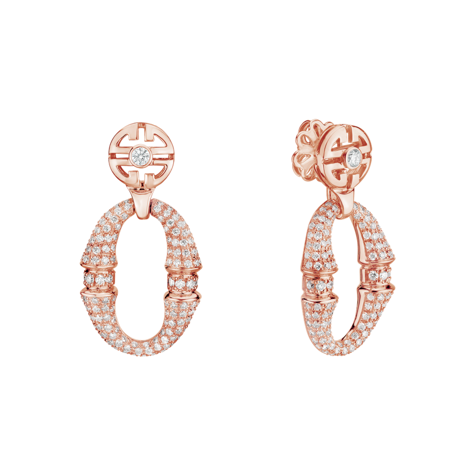 Náušnice s diamantmi Imperial Symphony