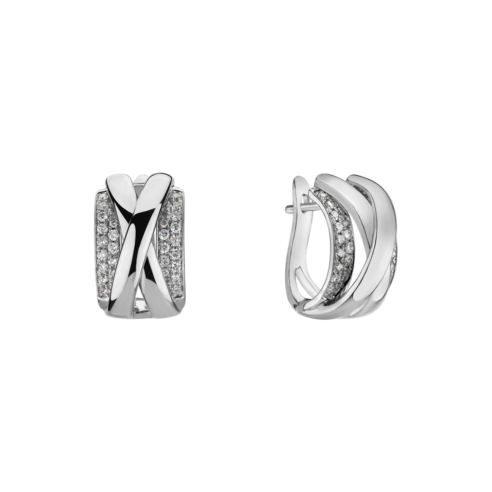 Náušnice s diamantmi Galaxy Signature