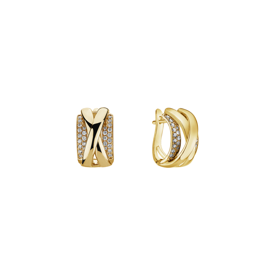 Náušnice s diamantmi Galaxy Signature