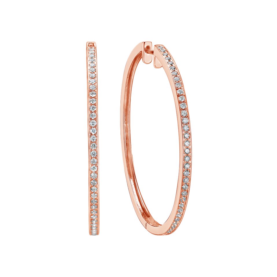 Náušnice s diamantmi Wonder Rain