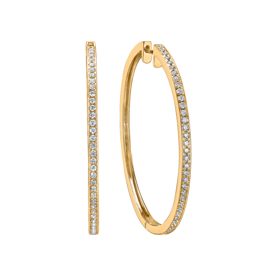 Náušnice s diamantmi Wonder Rain