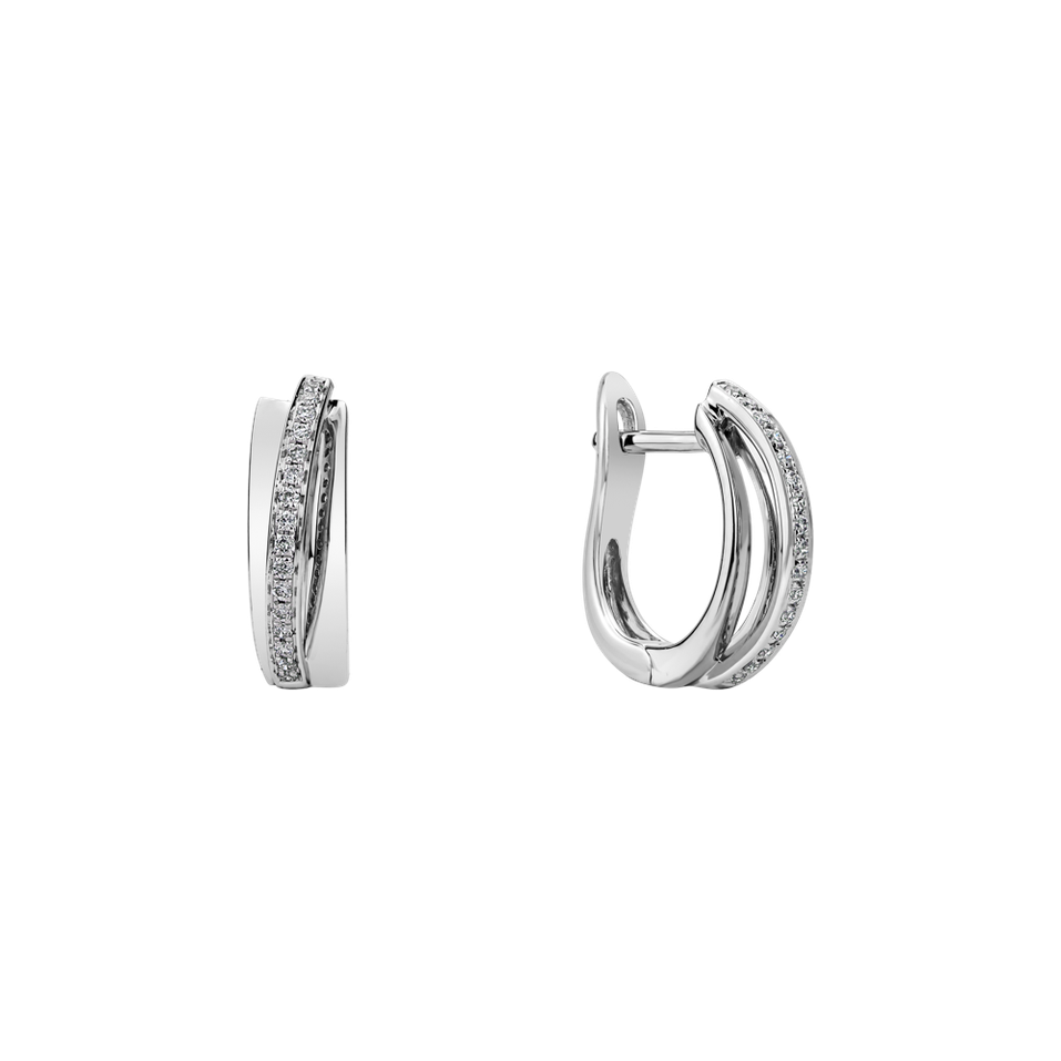 Náušnice s diamantmi Magical Ray