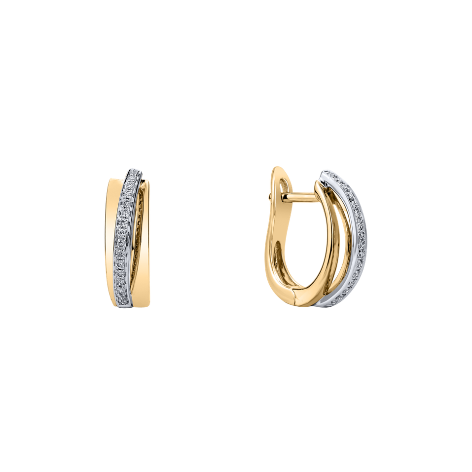 Náušnice s diamantmi Magical Ray