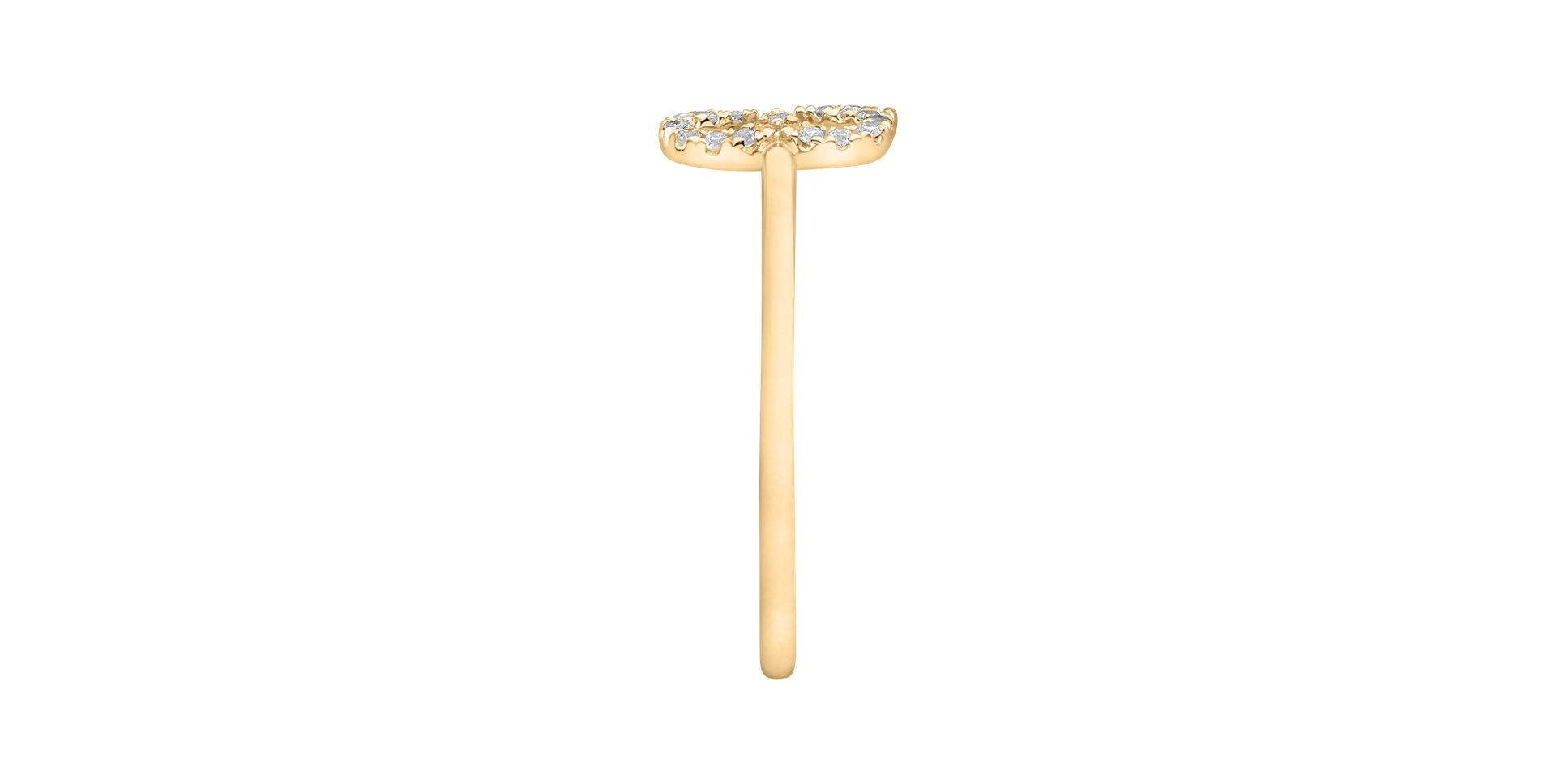Prsteň s diamantmi Glamour