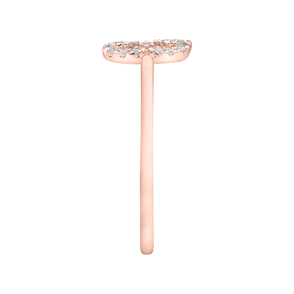 Prsteň s diamantmi Glamour