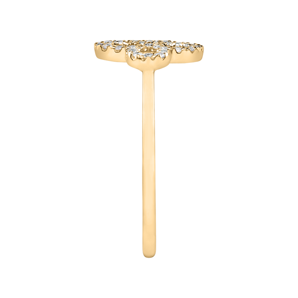 Prsteň s diamantmi Glamorous Petals