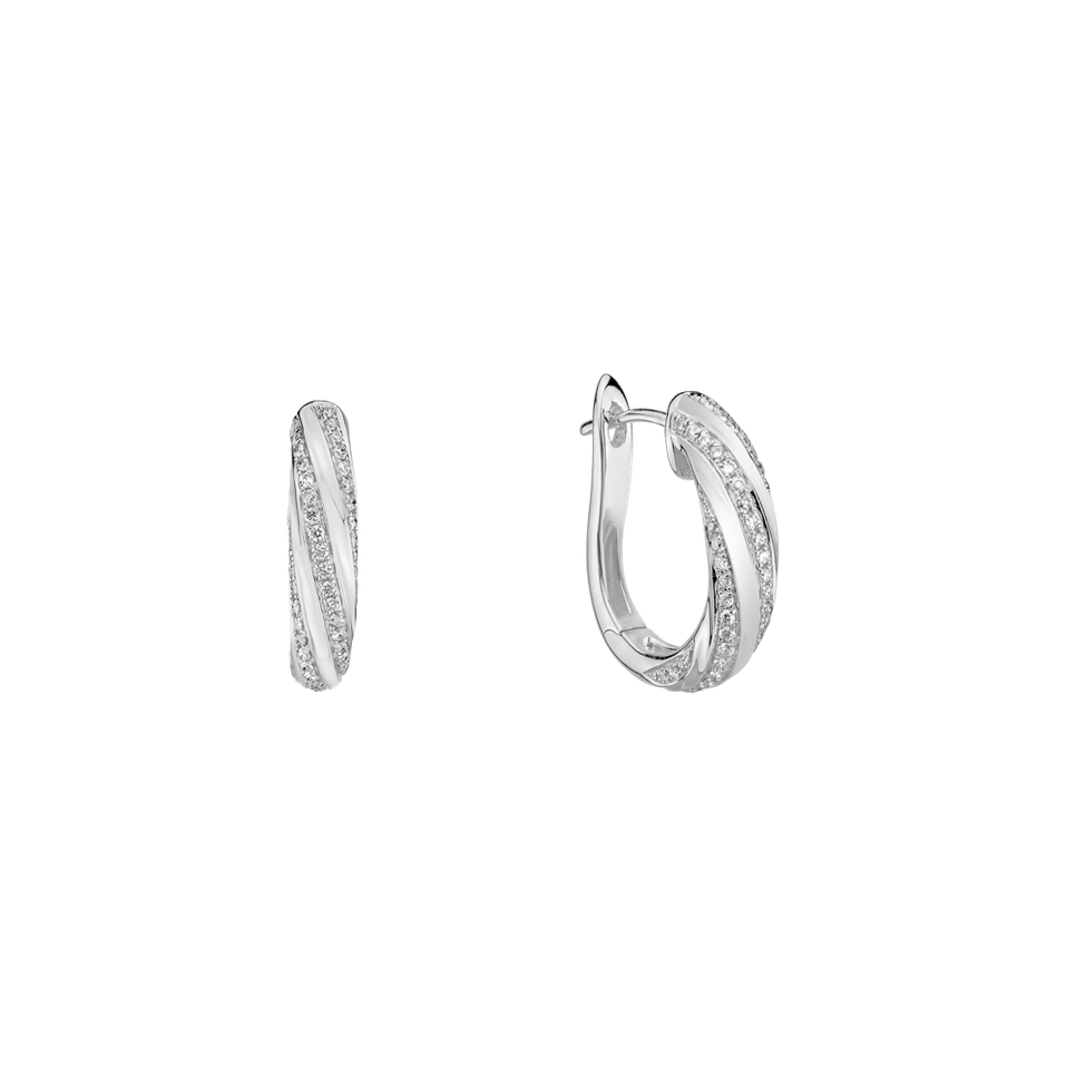 Náušnice s diamantmi Joyful Energy