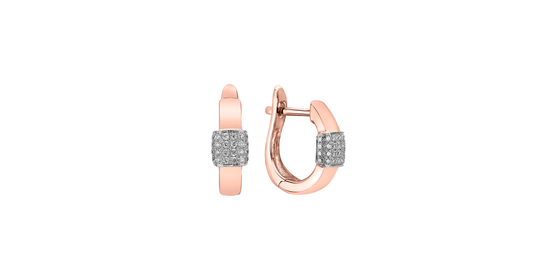 Náušnice s diamantmi Miracle Sparkle