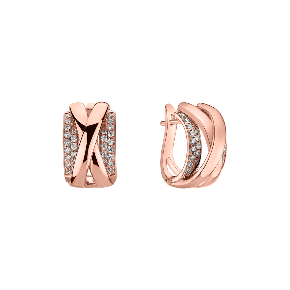 Náušnice s diamantmi Galaxy Signature