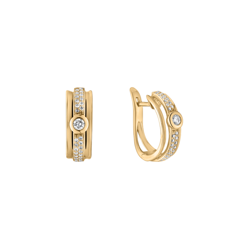 Náušnice s diamantmi Fairytale Sparkle