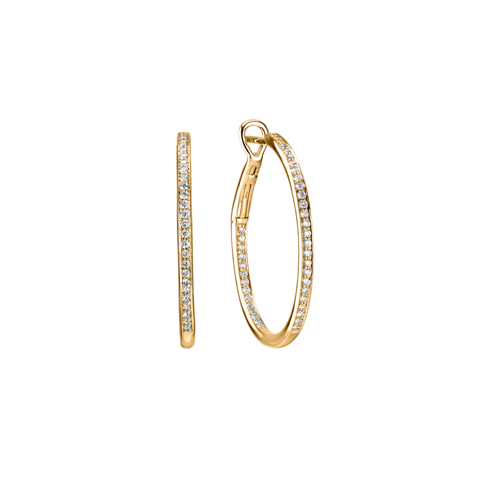 Náušnice s diamantmi Sunshine Goddess