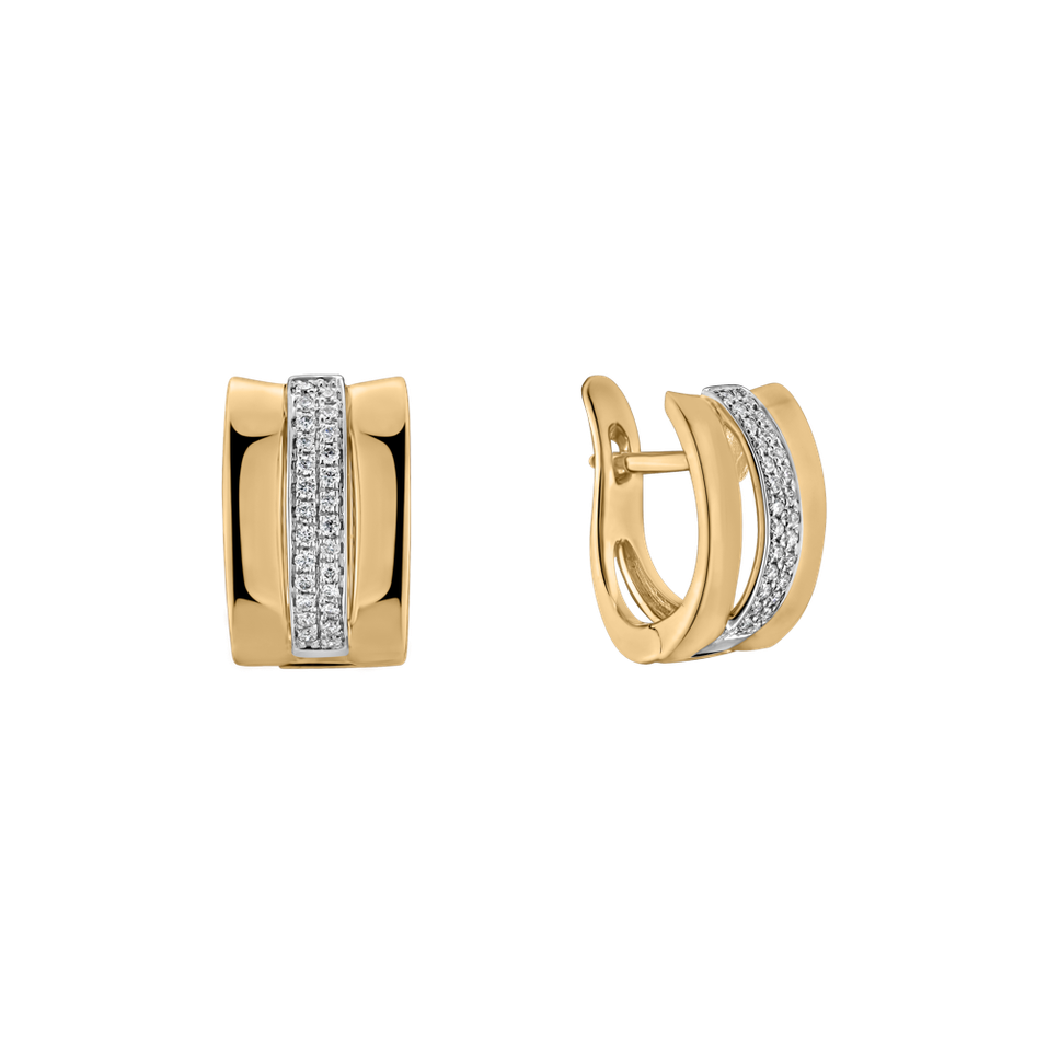 Náušnice s diamantmi Dream Symetry