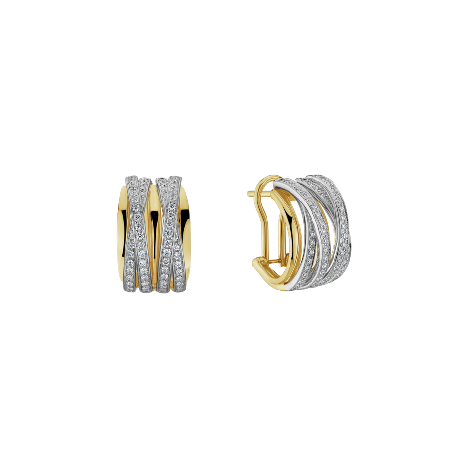 Náušnice s diamantmi Luxury Pleasure