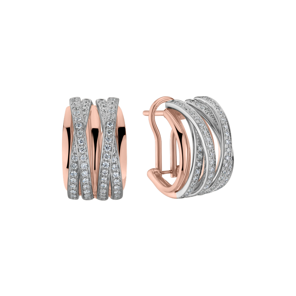 Náušnice s diamantmi Luxury Pleasure