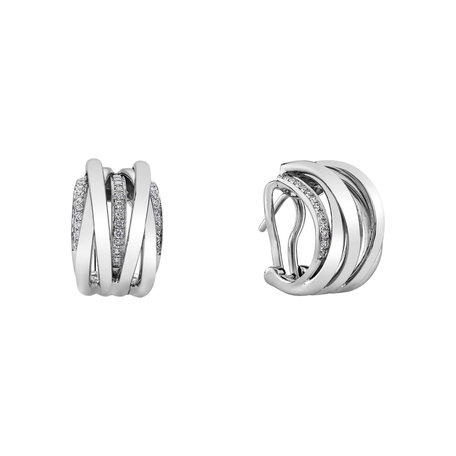 Náušnice s diamantmi Luxury Pleasure