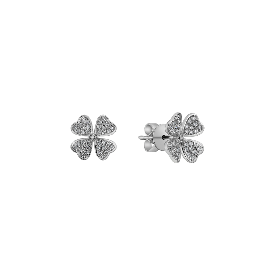 Náušnice s diamantmi Lucky Spirit
