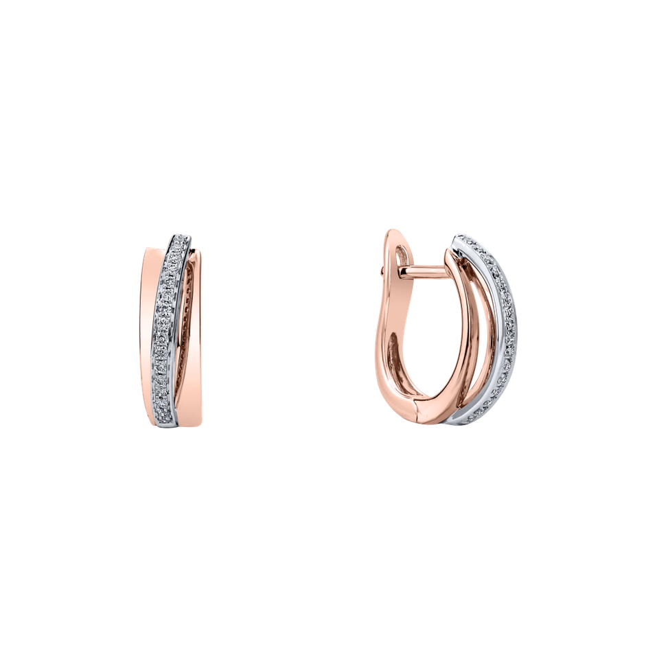 Náušnice s diamantmi Magical Ray