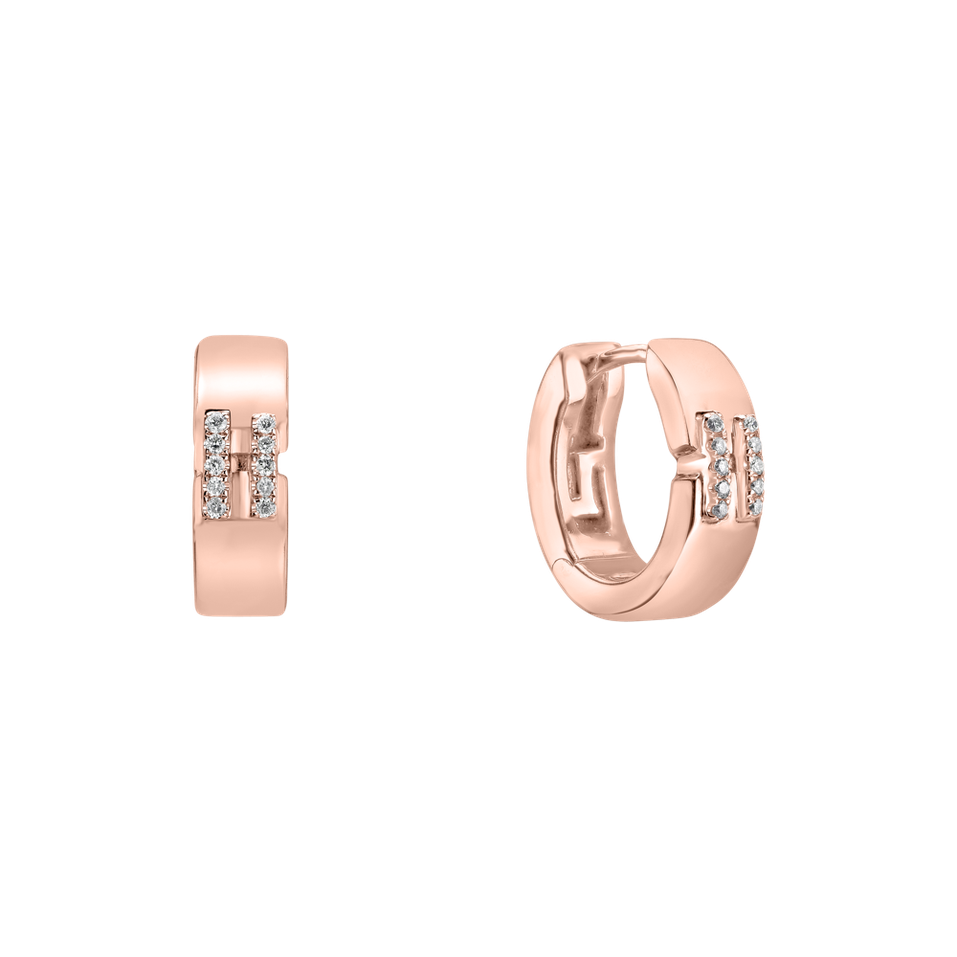 Náušnice s diamantmi Lady Gleam