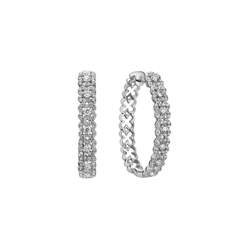 Náušnice s diamantmi Charming Passion