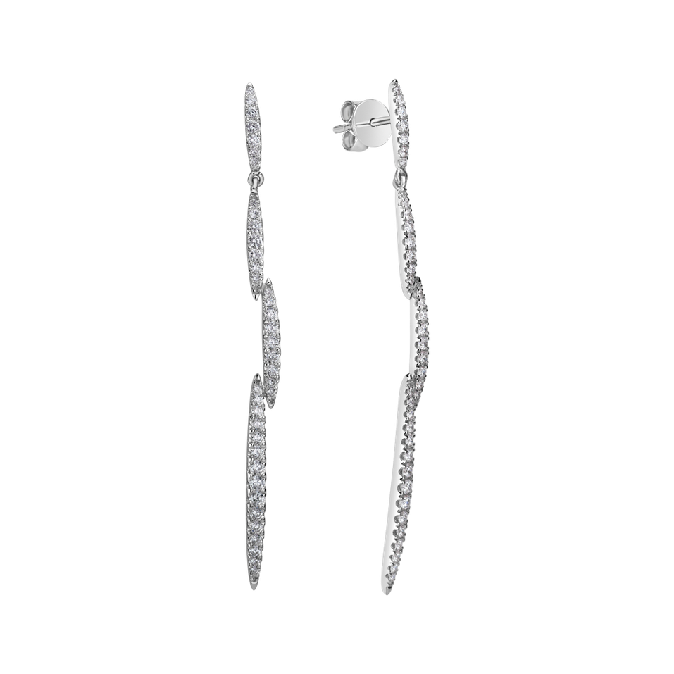 Náušnice s diamantmi Chester