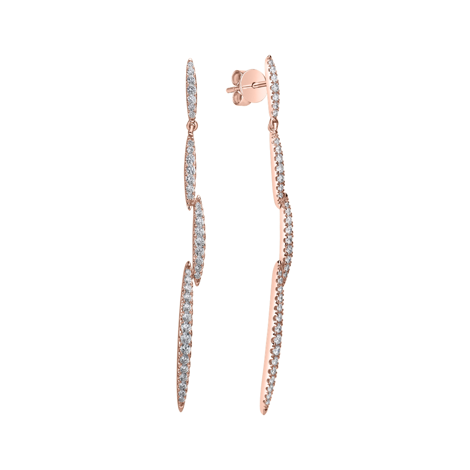 Náušnice s diamantmi Chester