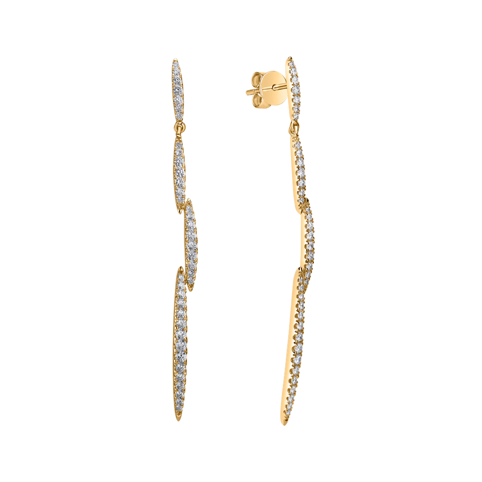 Náušnice s diamantmi Chester