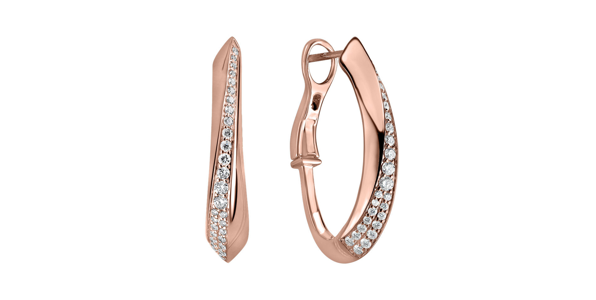 Náušnice s diamantmi Bodhi