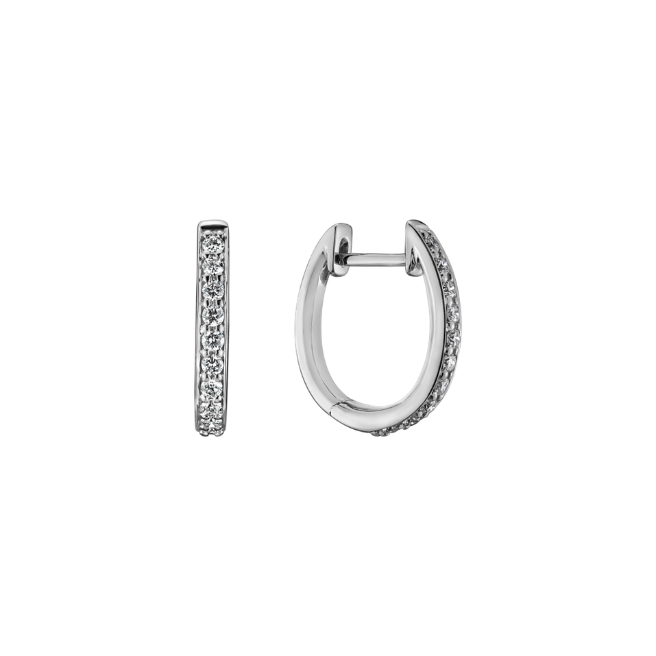 Náušnice s diamantmi Poesia