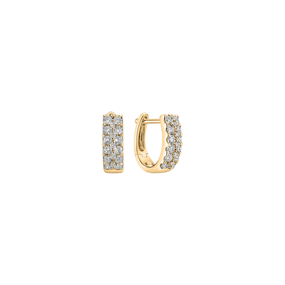 Náušnice s diamantmi Sky Czarina