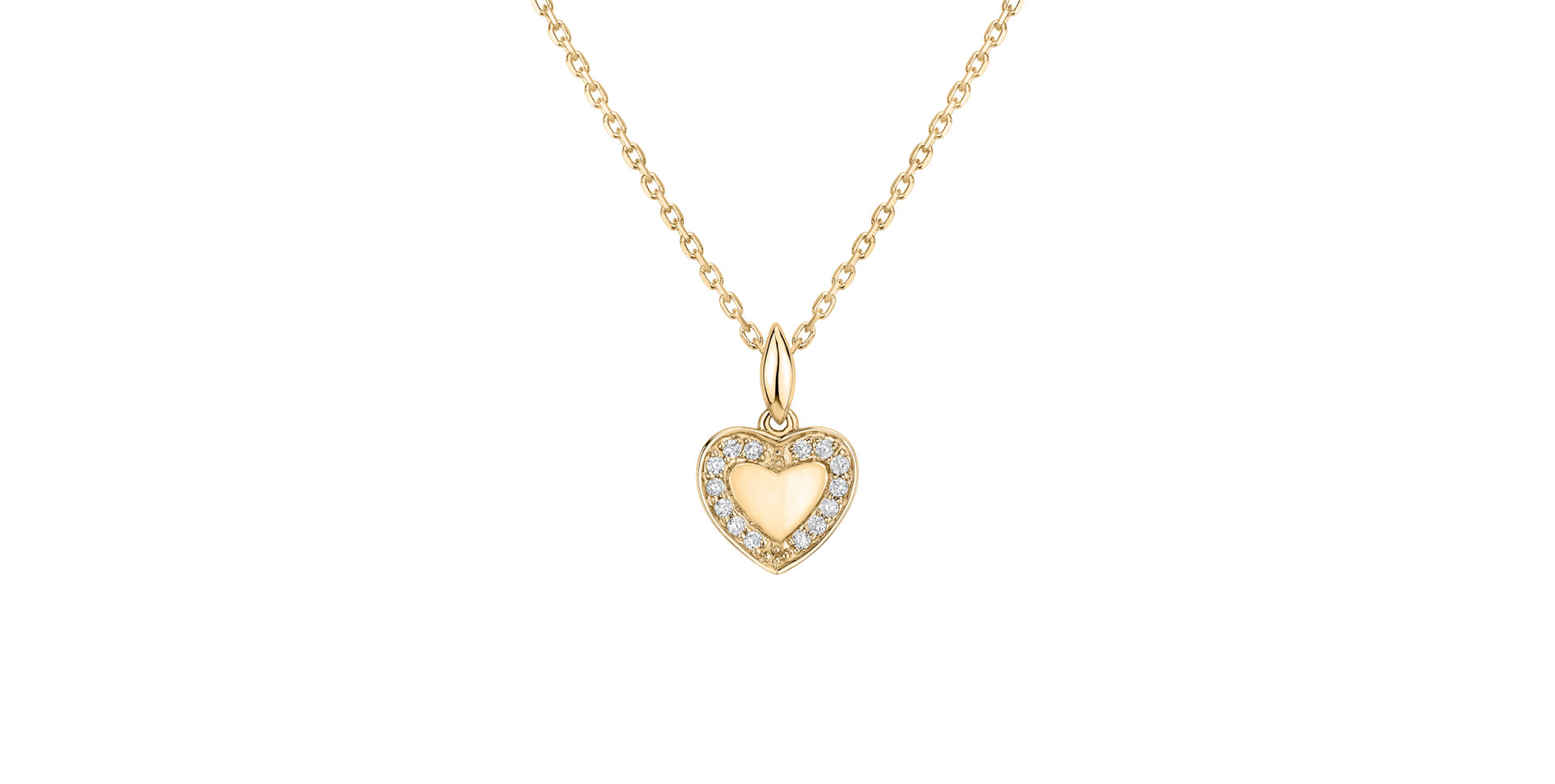 Prívesok s diamantmi Kind Heart