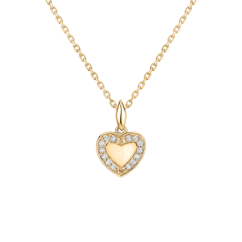 Prívesok s diamantmi Kind Heart