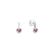 Náušnice s diamantmi a rubínmi Love Ray3