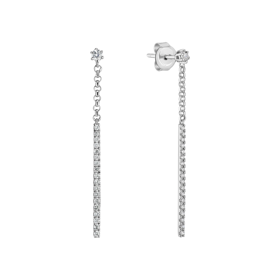 Náušnice s diamantmi Eternal Melody