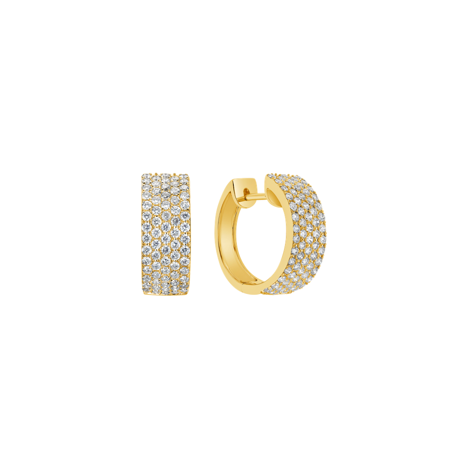 Náušnice s diamantmi Verena