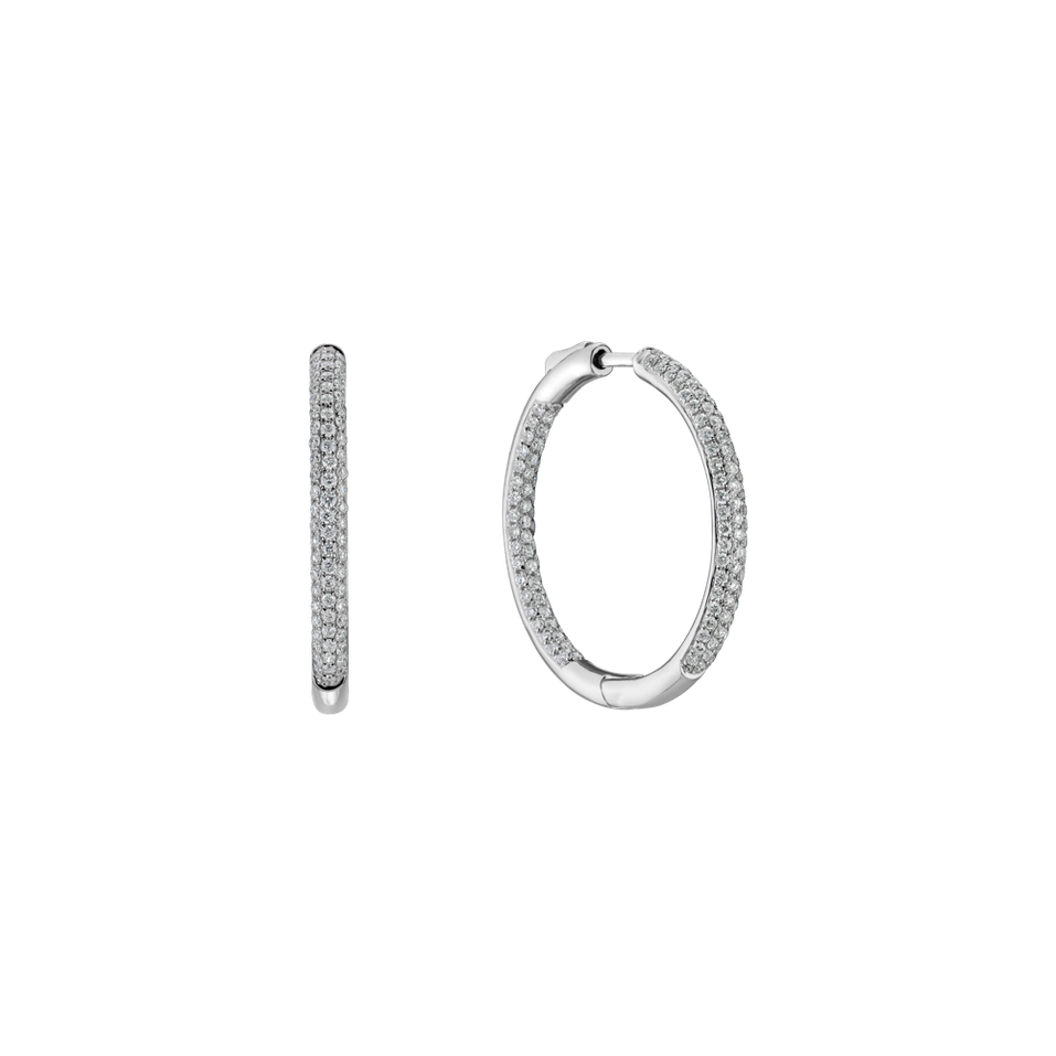 Náušnice s diamantmi Simply Graceful