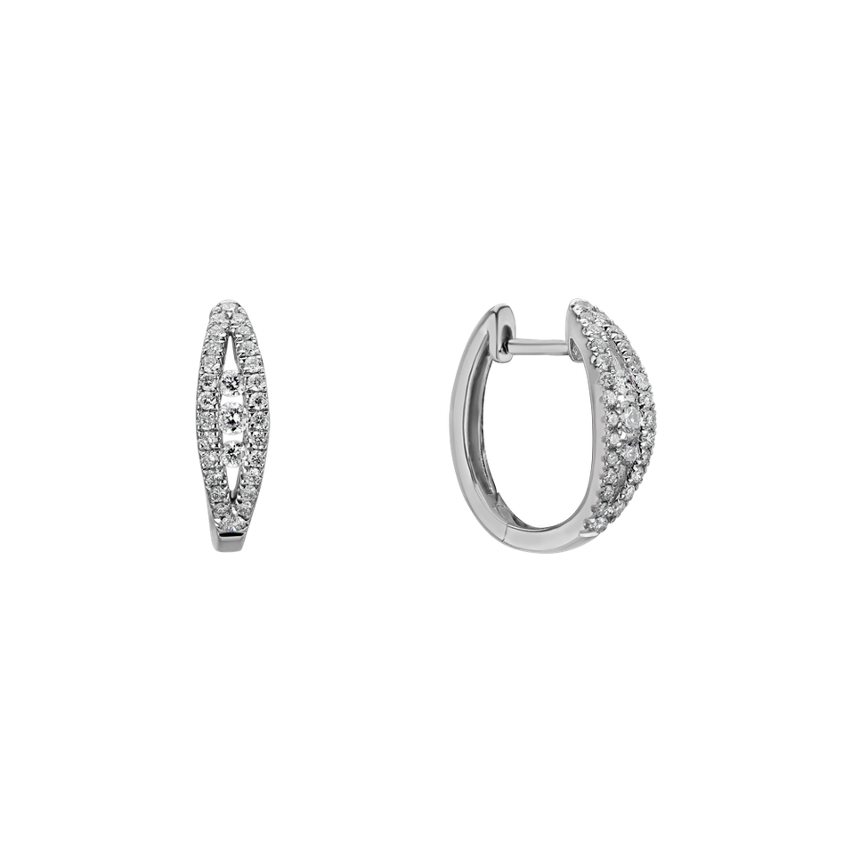 Náušnice s diamantmi Heaven Treasure