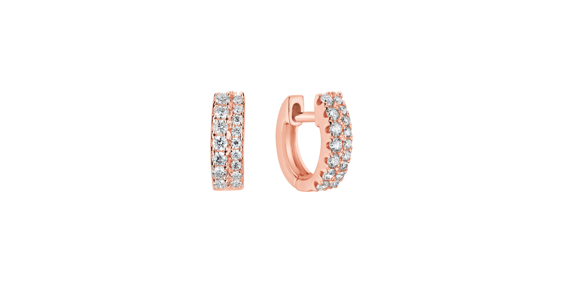 Náušnice s diamantmi Malia