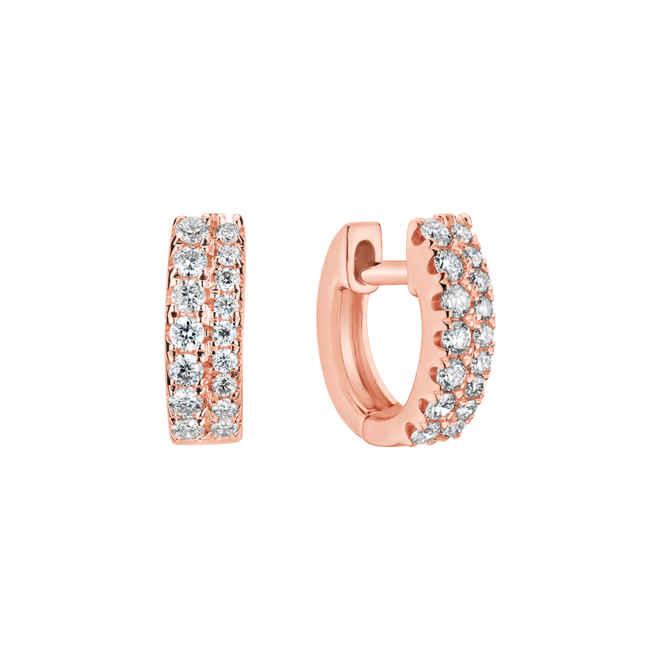 Náušnice s diamantmi Malia