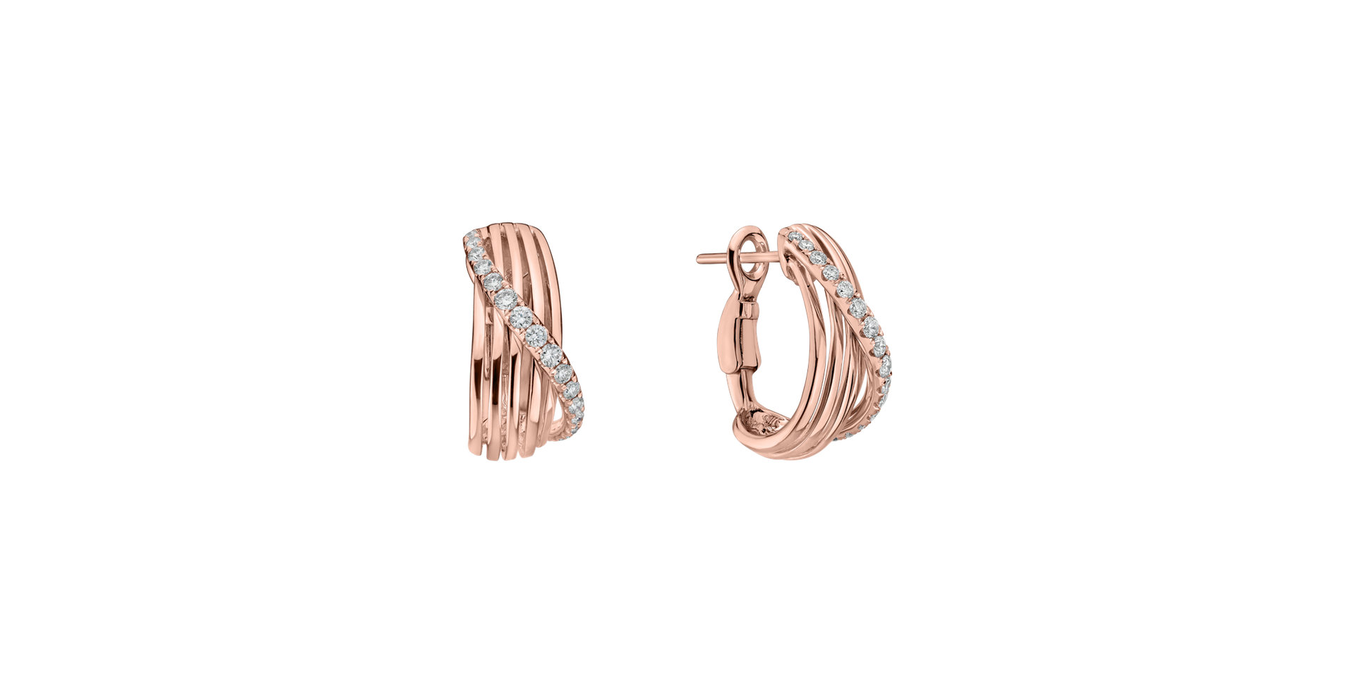 Náušnice s diamantmi Morwenna