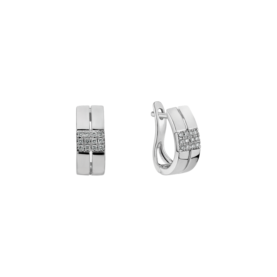 Náušnice s diamantmi Gauntlet