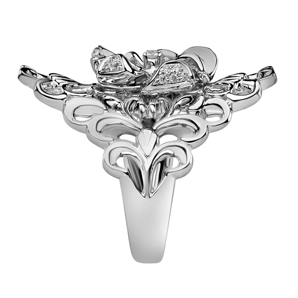 Prsteň s diamantmi Luxury Garden