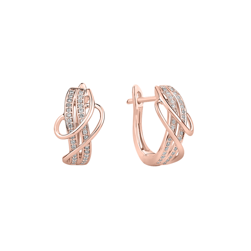 Náušnice s diamantmi Secret Celebration