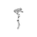 Prsteň s diamantmi Noble Frog3