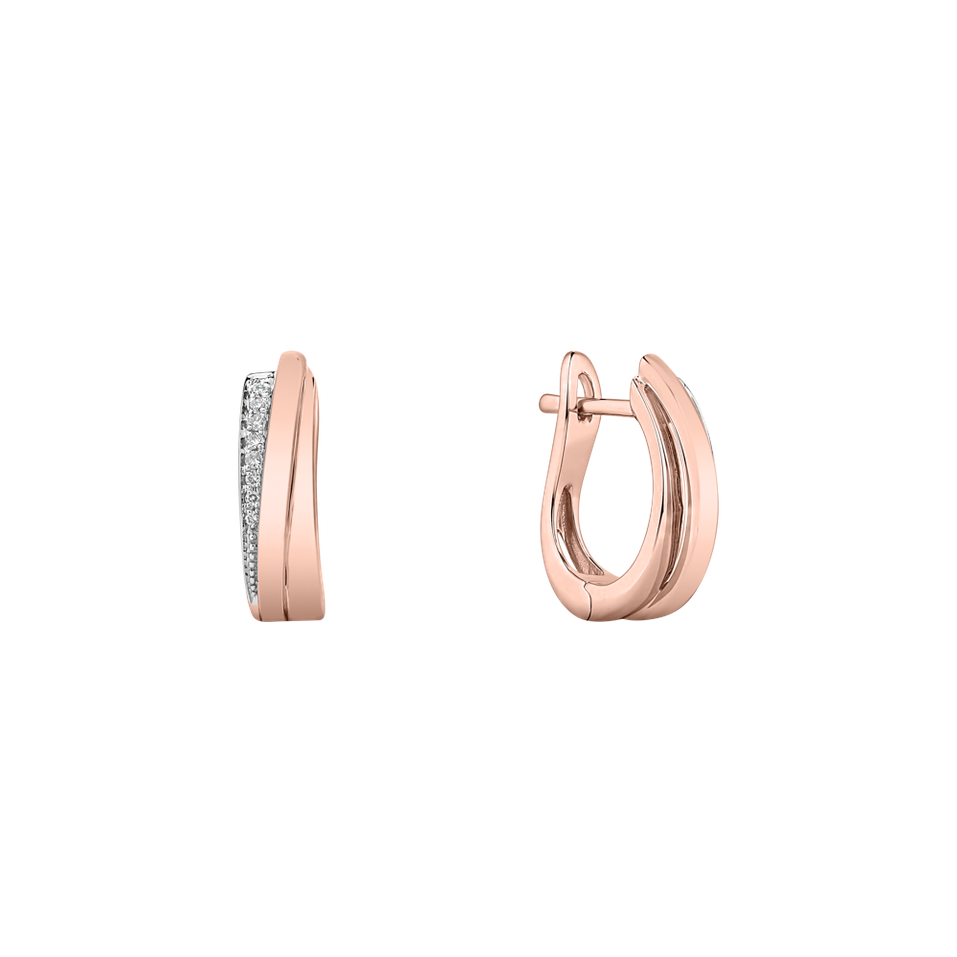 Náušnice s diamantmi Dazzling Galaxy