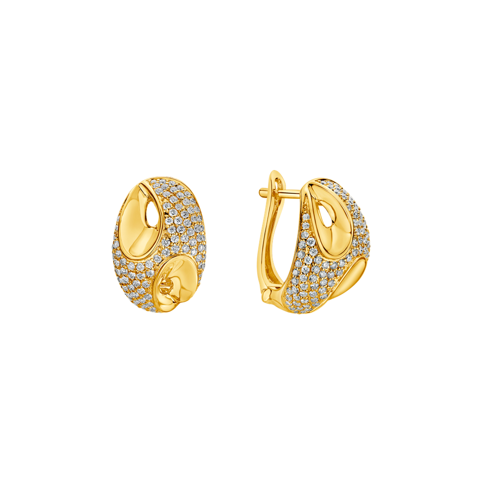 Náušnice s diamantmi Fairytale Gem